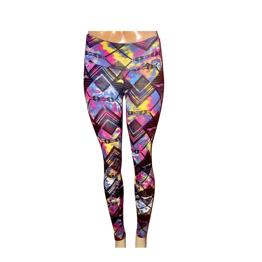 Authentic CANDIDA MARIA Graphic Print Yoga GYM leggings small